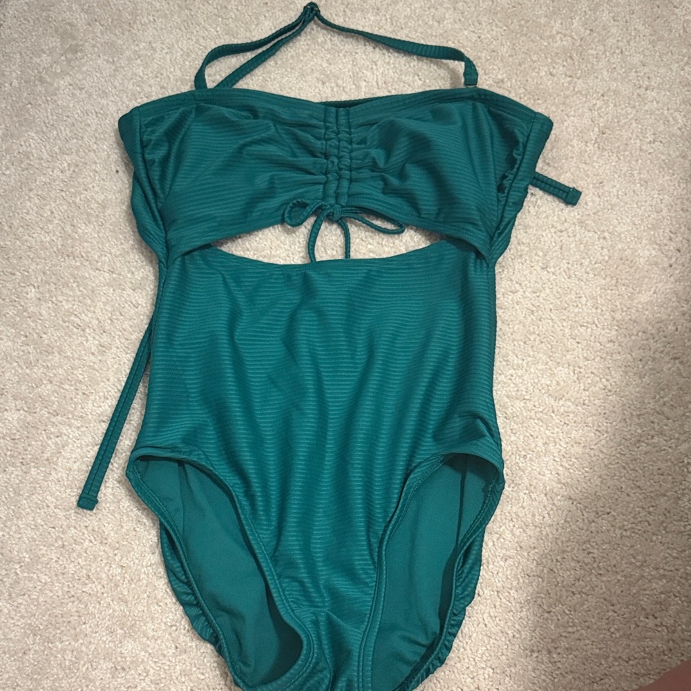 Time and Tru Teal Swimsuit